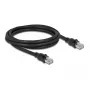 Kabel sieciowy DeLOCK RJ45 Cat.6A F/UTP 2m Czarny