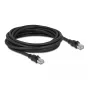 DeLOCK Kabel sieciowy RJ45 Kat.6A F/UTP 5 m Czarny
