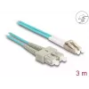 DeLOCK Kabel światłowodowy LC Duplex - SC Duplex OM3 3 m
