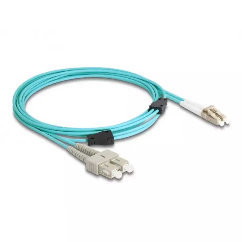 DeLOCK Kabel światłowodowy LC Duplex - SC Duplex OM3 3 m