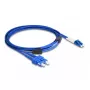 DeLOCK kabel światłowodowy LC Duplex na SC Duplex Singlemode OS2 3 m
