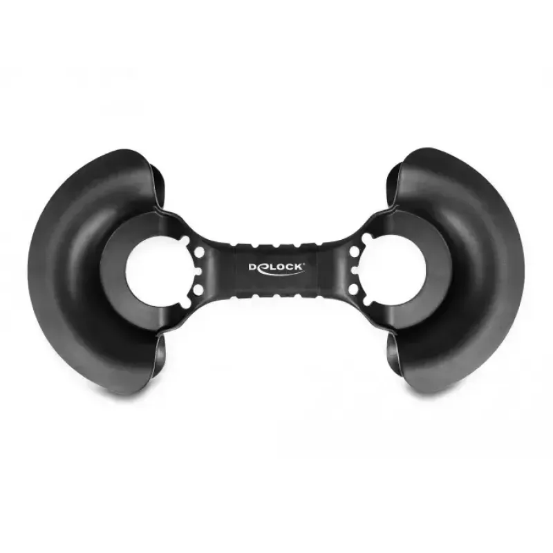 DeLOCK zwijacz do kabli 375 x 170 mm czarny plastik