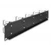 Panel do zarządzania kablami DeLOCK 19 cali 66919 z 10 metalowymi haczykami czarny