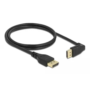Kabel DisplayPort DELOCK 1 m, DisplayPort na DisplayPort, średnica 5,7 mm, do 32 kanałów audio