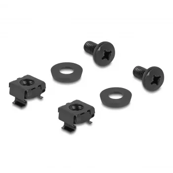 Uchwyt na kable DeLOCK 66979 83 x 60 mm czarny poliwęglan