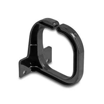 Uchwyt na kable DeLOCK 66979 83 x 60 mm czarny poliwęglan