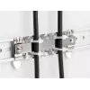 DeLOCK Zacisk kablowy na szynę DIN 3,5 cm średnica metaliczny metal