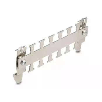 DeLOCK Zacisk kablowy na szynę DIN 3,5 cm średnica metaliczny metal