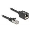Kabel sieciowy DeLOCK 90294 RJ-45 Cat6a 1 m Czarny