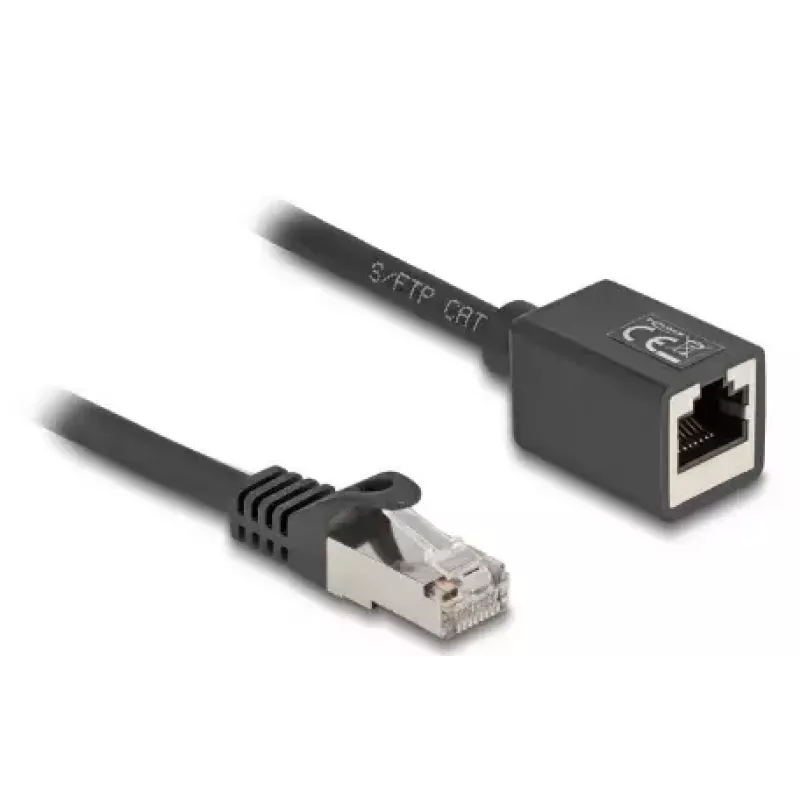 Kabel sieciowy DeLOCK 90294 RJ-45 Cat6a 1 m Czarny