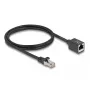 Kabel sieciowy DeLOCK 90294 RJ-45 Cat6a 1 m Czarny