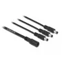 Kabel rozgałęźny DC DeLOCK 83021 5,5 x 2,1 mm 1 x gniazdo na 3 x wtyk