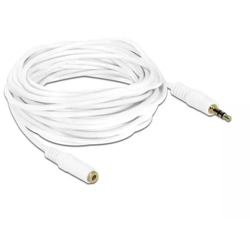 Kabel audio 3,5 mm M-Ż DeLOCK 83771 5 m biały