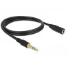 Kabel audio 3,5 mm męski na żeński DeLOCK 85578 2 m czarny