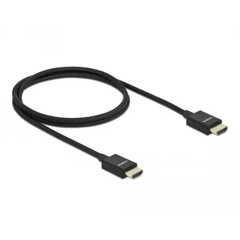 Współosiowy szybki kabel HDMI DeLOCK 85384 1m 48 Gbps 8K 60 Hz