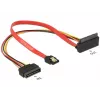 Kabel SATA DeLOCK 85515 SATA 15-pin 1 x SATA 22 pin 1 x SATA 7 pin Wielokolorowy