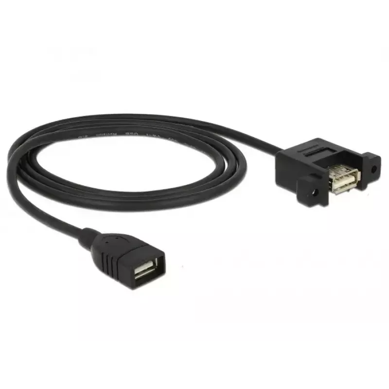 Kabel USB DeLOCK 85460 USB 2.0 1m Czarny