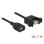 Kabel USB DeLOCK 85460 USB 2.0 1m Czarny