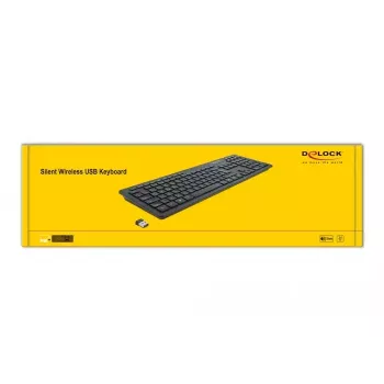 Klawiatura DeLOCK 12004 Home USB QWERTZ niemiecka czarna