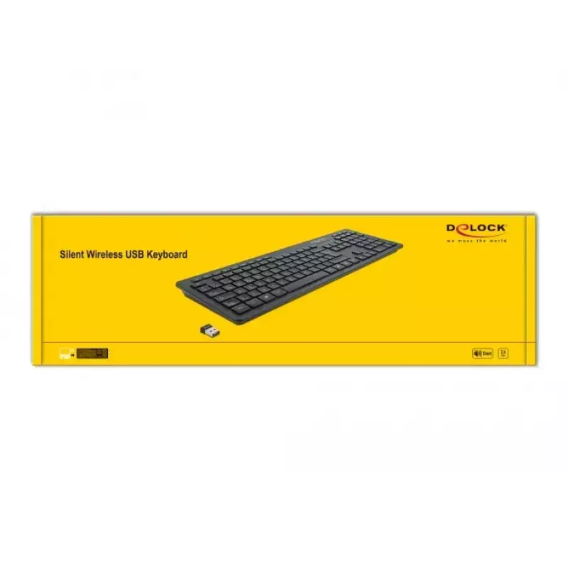 Klawiatura DeLOCK 12004 Home USB QWERTZ niemiecka czarna