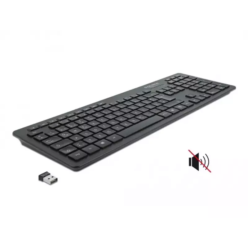 Klawiatura DeLOCK 12004 Home USB QWERTZ niemiecka czarna