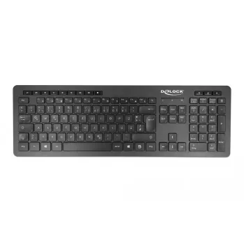 Klawiatura DeLOCK 12004 Home USB QWERTZ niemiecka czarna