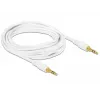 Kabel audio DeLOCK 85552 3m 3.5mm biały