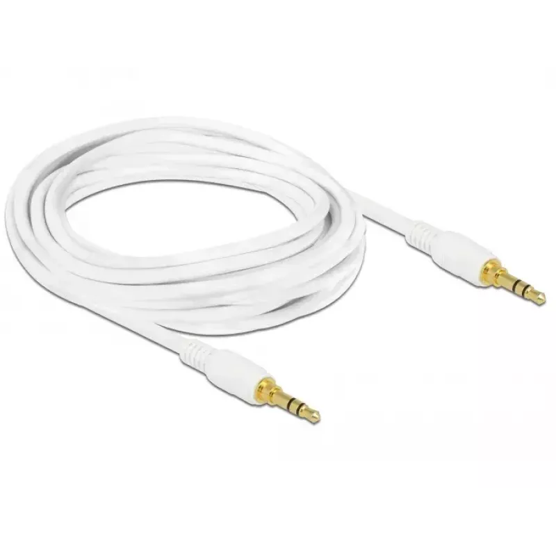 Kabel audio DeLOCK 85552 3m 3.5mm biały