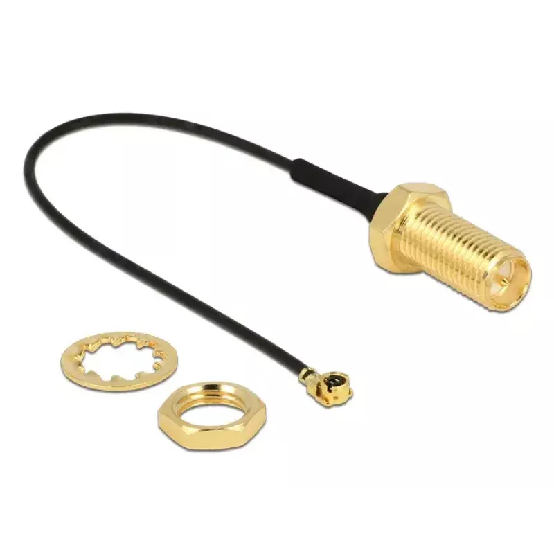 Kabel koncentryczny DeLOCK 89471 0,1 m RP-SMA MHF/U.FL-LP-068