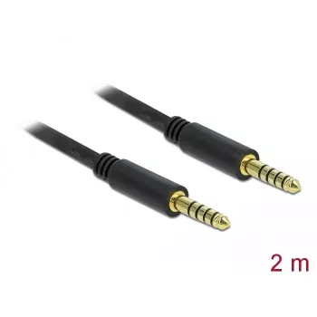 Kabel audio DeLOCK 85792 2 m 4,4 mm czarny