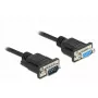 Kabel szeregowy DeLOCK 86599 Czarny 10 m RS-232 Sub-D9
