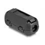 Zacisk ferrytowy DELOCK 80943, czarny, nikiel/tworzywo/cynk, 25,2×13×11,8 mm, 2 szt.