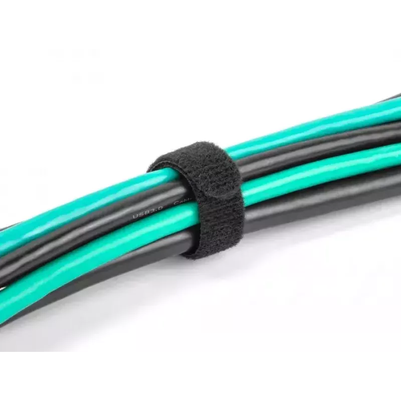 Opaska zaciskowa na rzep DeLOCK 19011 200x12mm czarna 10 sztuk