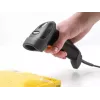 DeLOCK USB Skaner kodów kreskowych 1D Laserowy Czarny Ręczny Przewodowy Kabel 2 m