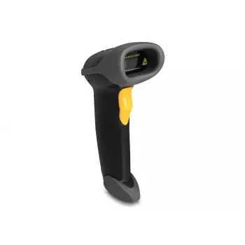 DeLOCK USB Skaner kodów kreskowych 1D Laserowy Czarny Ręczny Przewodowy Kabel 2 m