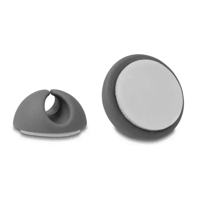 Uchwyt na kable DeLOCK 18452 Uniwersalny Czarny Szary 29mm x 29mm x 15mm