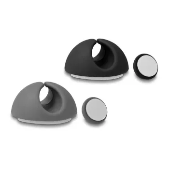 Uchwyt na kable DeLOCK 18452 Uniwersalny Czarny Szary 29mm x 29mm x 15mm