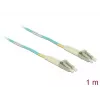 Kabel światłowodowy DeLOCK LC do LC wielomodowy OM3 1 m