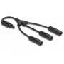 Rozdzielacz kablowy DeLOCK DL4 Solar Splitter kabel 1 x żeński na 3 x męski 35 cm czarny