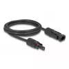 Kabel DeLOCK DL4 Solar kabel 4 mm² męski na żeński 2 m czarny IP67