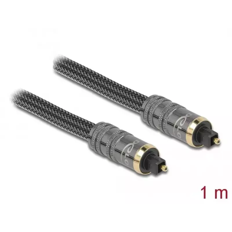 Kabel audio DeLOCK 86983 TOSLINK 1 m antracytowy