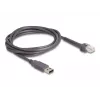 Kabel USB DeLOCK RJ50 na USB 2.0 Typ-A 2m Szary