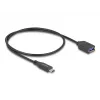 DeLOCK Kabel USB 10 Gb/s Typ-C Męski na Typ-A Żeński 50 cm