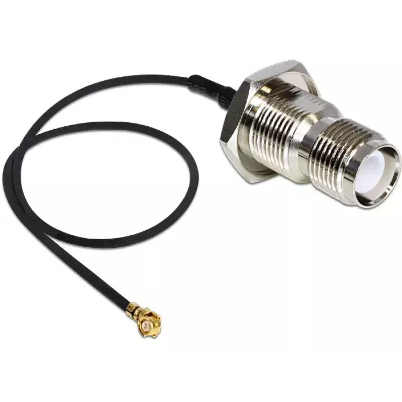 Kabel sygnałowy DeLOCK 88464 0,2 m czarno-złoto-srebrny