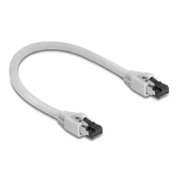 Kabel sieciowy DeLOCK 80556 RJ-45 Cat8.1 0,25 m szary