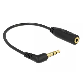 Kabel audio DeLOCK 0,17 m 2,5 mm/3,5 mm czarny