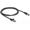 Kabel sieciowy DeLOCK 84922 RJ-45 M12 Cat5e 1 m Czarny