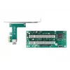 Karta riser DeLOCK PCI Express x1 na 2 x PCI 32 Bit z kablem 60 cm