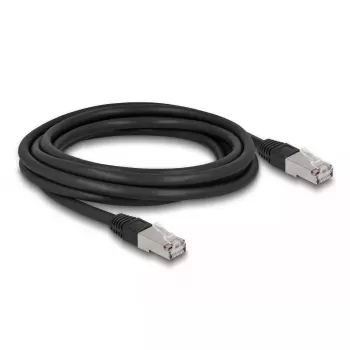 Kabel sieciowy DeLOCK RJ45 Cat.6A 3m czarny