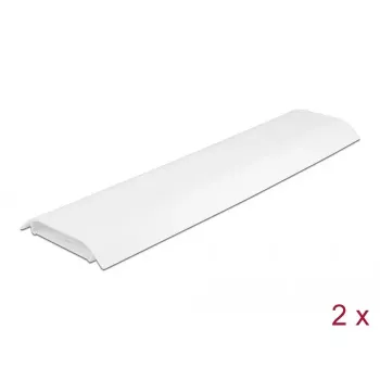 Kanał kablowy DELOCK 20886, polipropylen, biały, 300×85×10 mm, 2 szt.